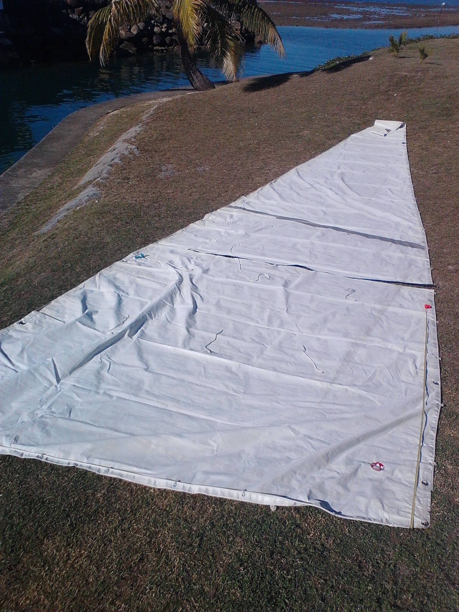 One Old Main Sail