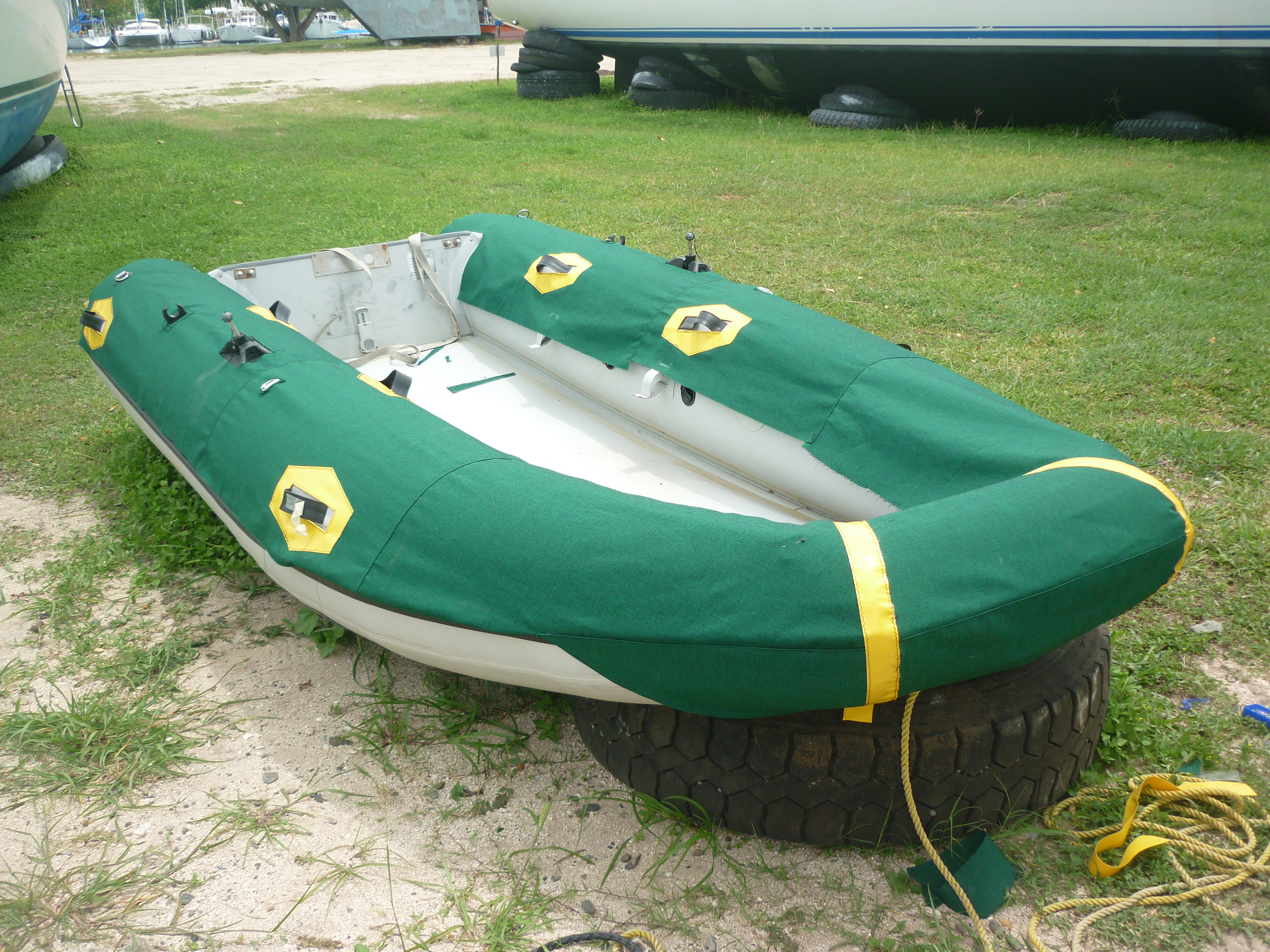 Fancy new chaps for the fancy new dinghy